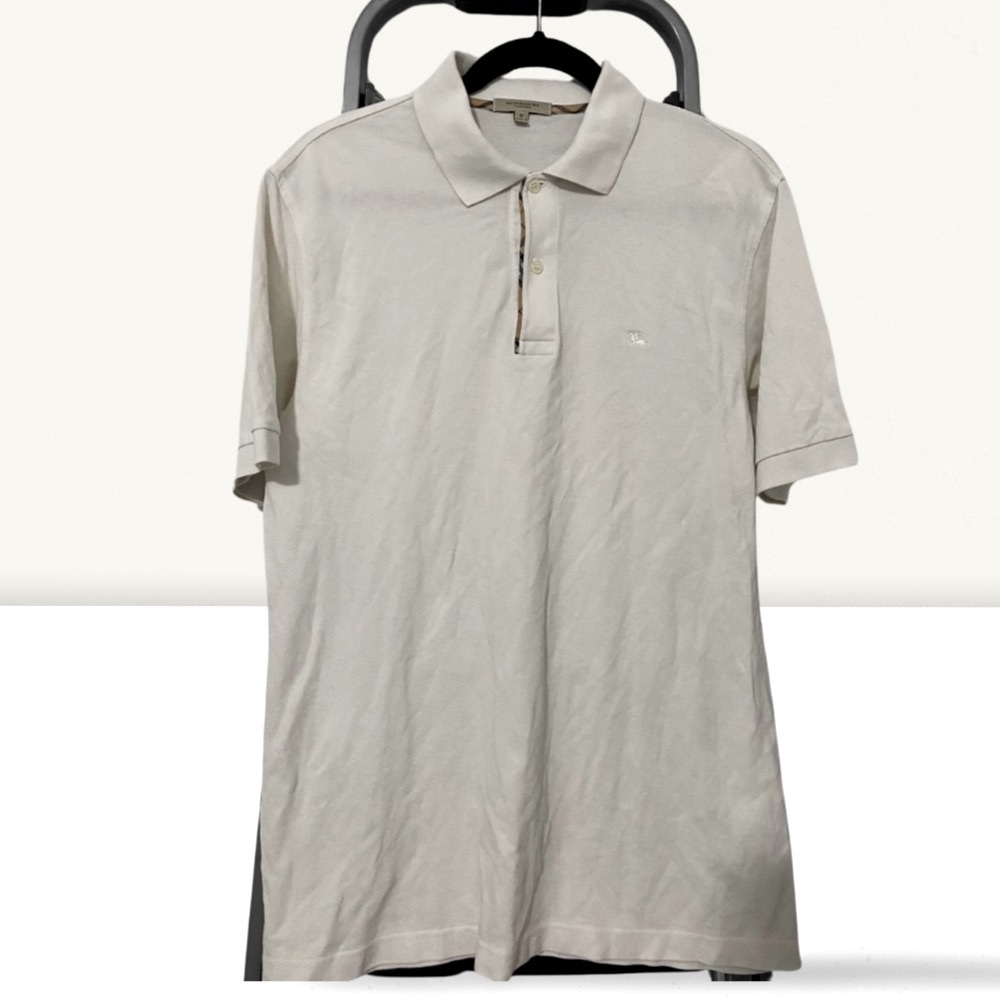 VTG Burberry Brit White Polo Shirt
